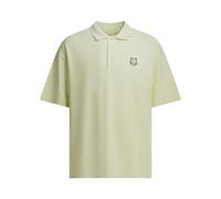 MAISON KITSUNÉ polo en coton homme vert - M