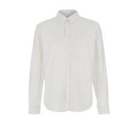 Maison Kitsuné - Profile Fox Regular Shirt - Homme - Chemises - Blanc - Taille: XL