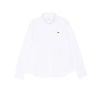 Maison Kitsuné - Profile Fox Regular Shirt - Homme - Chemises - Blanc - Taille: XL