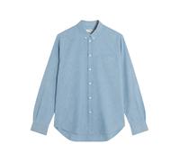 Maison Kitsuné - Profile Fox Regular Shirt - Homme - Chemises - Bleu - Taille: M