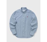 Maison Kitsune PROFILE FOX REGULAR SHIRT men Longsleeves blue taille: XL