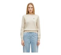 Maison Kitsuné - Pull à tête de renard - Femme - Pulls - Beige - Taille: 42 FR