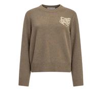 MAISON KITSUNÉ pull femme beige - M