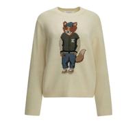 MAISON KITSUNÉ pull femme blanc - XS