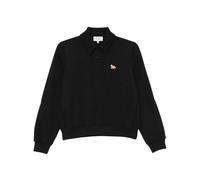 Maison Kitsuné - Pull Polo Renard - Femme - Sweatshirts et sweats à capuche - Noir - Taille: 36 FR