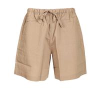 Maison Kitsuné - Striped Shorts - Femme - Shorts - Beige - Taille: 38 FR