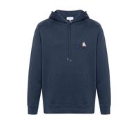 Maison Kitsuné - Sweat à capuche Chillax Patch - Homme - Sweatshirts et sweats à capuche - Bleu - Taille: XL