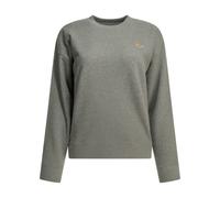 MAISON KITSUNÉ sweat-shirt en coton femme gris - S