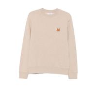 Maison Kitsuné - SweaT-shirt Fox Head - Homme - Sweatshirts et sweats à capuche - Beige - Taille: M