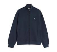 Maison Kitsuné - SweaT-shirt zippé confort Fox Head - Homme - Sweatshirts et sweats à capuche - Bleu - Taille: M