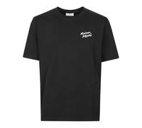 Maison Kitsuné - T-Shirt Confort Handwriting - Homme - Tops - Noir - Taille: S