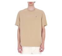 Maison Kitsuné - T-shirt Dressed Fox en coton - Homme - Tops - Beige - Taille: XL