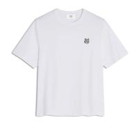 Maison Kitsuné - T-shirt en jersey - Femme - Tops - Blanc - Taille: 38 FR