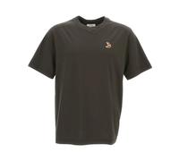 Maison Kitsuné - T-shirt en jersey - Homme - Tops - Gris - Taille: 2XL