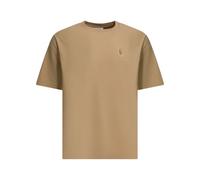 Maison Kitsuné t-shirt homme beige dressed fox en coton - XL