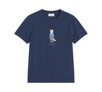 Maison Kitsuné - T-shirt régulier Dressed Fox - Femme - Tops - Bleu - Taille: 40 FR