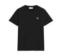 Maison Kitsuné - T-shirts et Polos noirs avec patch Fox Head - Femme - Tops - Noir - Taille: 38 FR