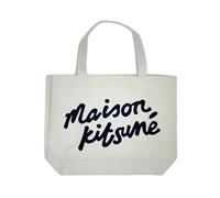 Maison Kitsuné - Tote Écriture Manuscrite - unisex - Sacs - Beige - Taille: ONE Size