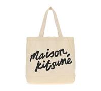 Maison Kitsuné - Tote Manuscrite - Femme - Sacs - Rose - Taille: ONE Size