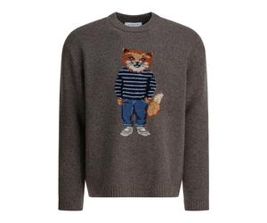 Maison Kitsuné - Tricots - Homme - Pulls - Gris - Taille: L