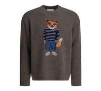 Maison Kitsuné - Tricots - Homme - Pulls - Gris - Taille: M