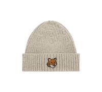 Maison Kitsuné, unisex, Accessoires, Beige, Taille: ONE Size Fox Head Beanie