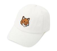Maison Kitsuné, unisex, Accessoires, Blanc, Taille: ONE Size Fox Head Cap