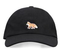 Maison Kitsuné, unisex, Accessoires, Noir, Taille: ONE Size Casquette de baseball noire avec logo Baby Fox