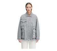 Maison Kitsuné - Veste en jean Barn - Femme - Vestes - Gris - Taille: 40 FR