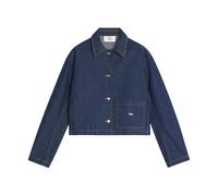 Maison Kitsuné - Veste en jean courte japonaise - Femme - Vestes - Bleu - Taille: 40 FR