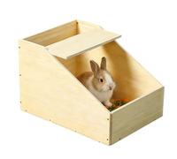 Maison lapin en bois Boîte D'Habitat En Bois De Petits Animaux | Clapier d'intérieur à lapins Pour les gerbilles, les chinchillas, furets, petits animaux, poules ainsi que canards