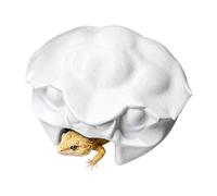 Maison Lézard Décor de Terrarium imperméable d'enrichissement en Forme de | Grotte à lézard, petit abri reptile pour grenouilles, araignées, geckos à crête, crabes ermites, iguanes,