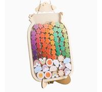 Maison Loupiot Pot de Récompense Enfant en Bois - Bons Points Aimantés - Motivation et Comportement - Autonomie et Parentalité Positive