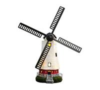 Maison Lumineuse Extérieure | Figurine Décorative LED De Moulin À Vent,Figurine De Moulin À Vent Solaire Imperméable Qui S'| pour Balcon Jardin Cour Allée Terrasse Porche