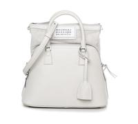 Maison Margiela - 5AC Classique Mini Sac en Cuir Greige - Femme - Sacs - Blanc - Taille: ONE Size