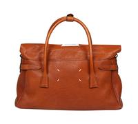 Maison Margiela - 5AC Leather Tote - Femme - Sacs - Brun - Taille: ONE Size