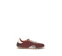 Maison Margiela - Baskets basses matelassées - Homme - Chaussures - Rouge - Taille: 41 EU