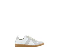 Maison Margiela - Baskets en Daim avec Semelle en Caoutchouc - Homme - Chaussures - Blanc - Taille: 44 EU