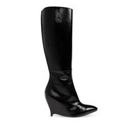 Maison Margiela - Bottes hautes à bout pointu - Femme - Chaussures - Noir - Taille: 38 EU