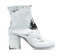 Maison Margiela - Bottines Tabi en Cuir - Femme - Chaussures - Blanc - Taille: 37 EU