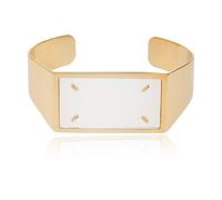 Maison Margiela - Bracelet jonc à quatre coutures - unisex - Accessoires - Jaune - Taille: M
