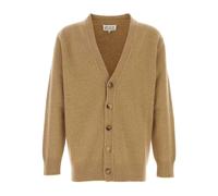 Maison Margiela - Cardigan Cappuccino en Laine - Homme - Pulls - Brun - Taille: XL