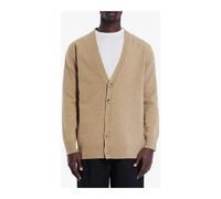 Maison Margiela - Cardigan Col en V - Homme - Pulls - Brun - Taille: S