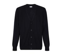 Maison Margiela - Cardigan en cachemire à col en V - Homme - Pulls - Bleu - Taille: S