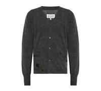 Maison Margiela - Cardigan en laine avec poches - Homme - Pulls - Gris - Taille: M