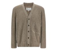 Maison Margiela - Cardigan en laine - Homme - Pulls - Gris - Taille: S