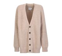 Maison Margiela - Cardigan Oversize - Femme - Pulls - Beige - Taille: 40 FR