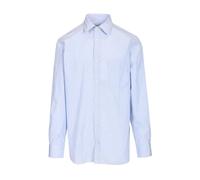 Maison Margiela - Chemise en Coton Rayé - Homme - Chemises - Bleu - Taille: L