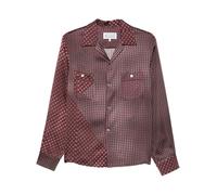 Maison Margiela - Chemise Imprimé Cachemire - Femme - Vêtements de nuit et de détente - Rouge - Taille: 40 FR