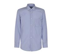 Maison Margiela - Chemise Rayée en Coton - Homme - Chemises - Bleu - Taille: XL